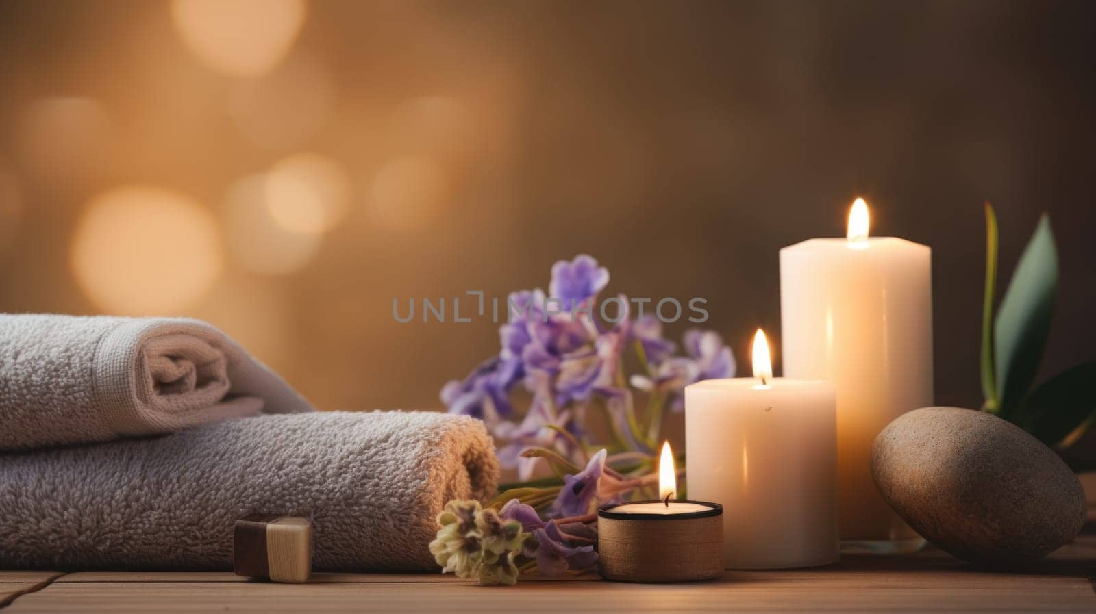 Spa still life with candles by simpson33