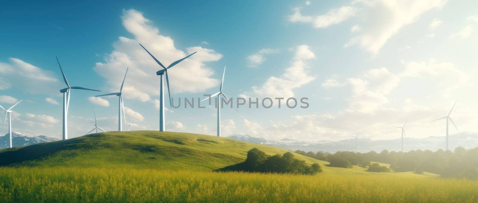 Wind turbines in the field by simpson33