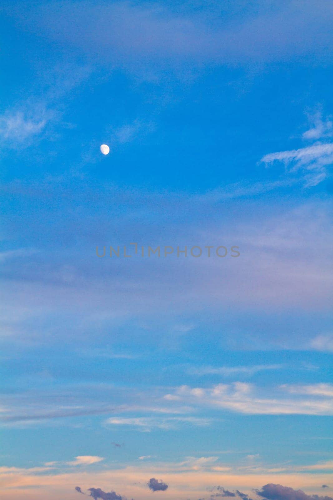 Captivating moonlit sky over Gatlinburg, Tennessee, radiating tranquility and natural beauty for serene backgrounds, meditation inspiration, and zen themes.