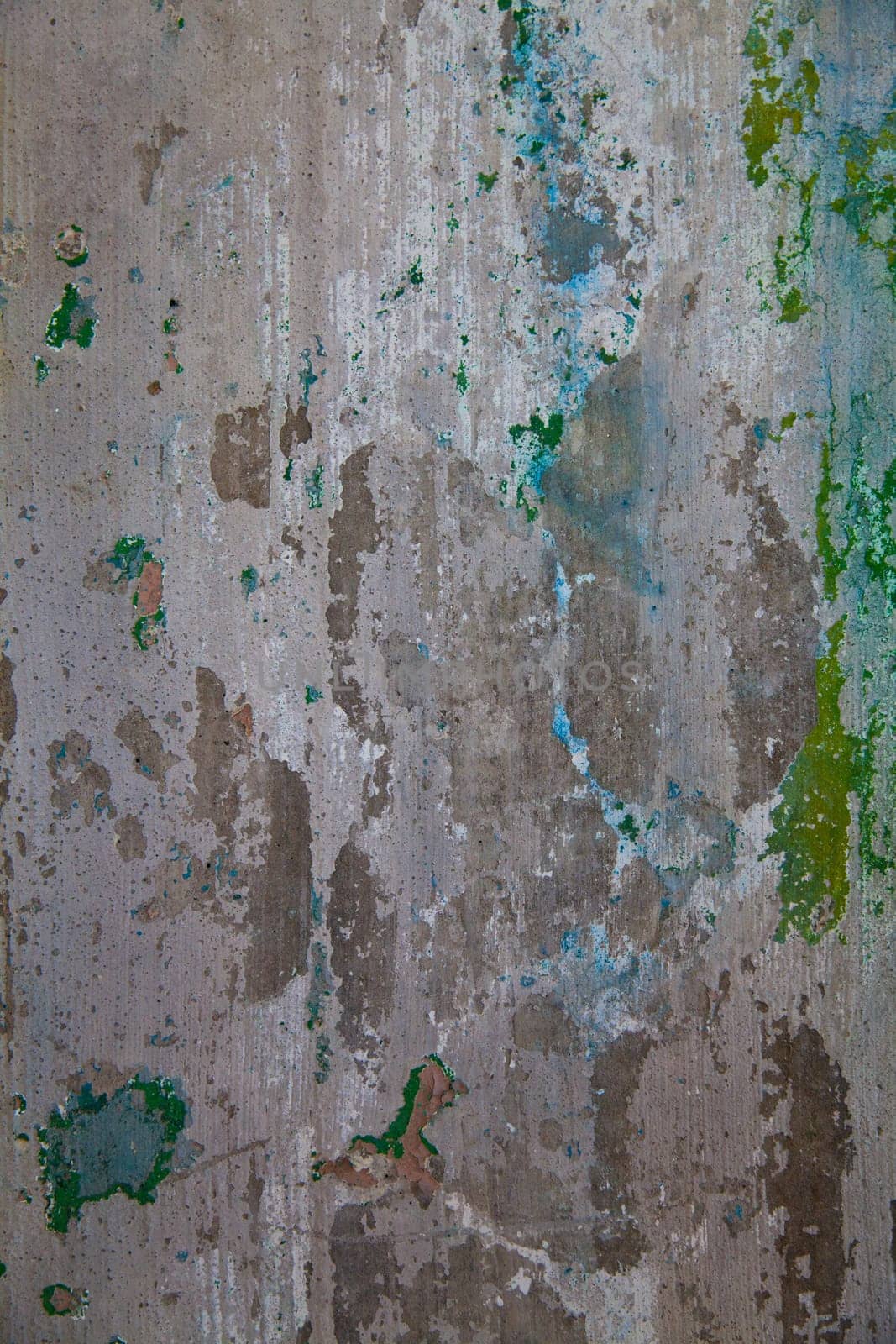 Weathered Wall with Peeling Paint in Pierceton Factory Close-Up by njproductions