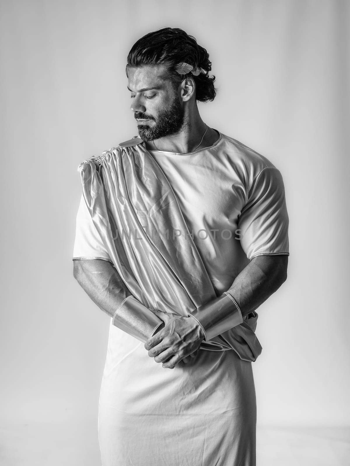 Man as a Greek or Roman god by artofphoto