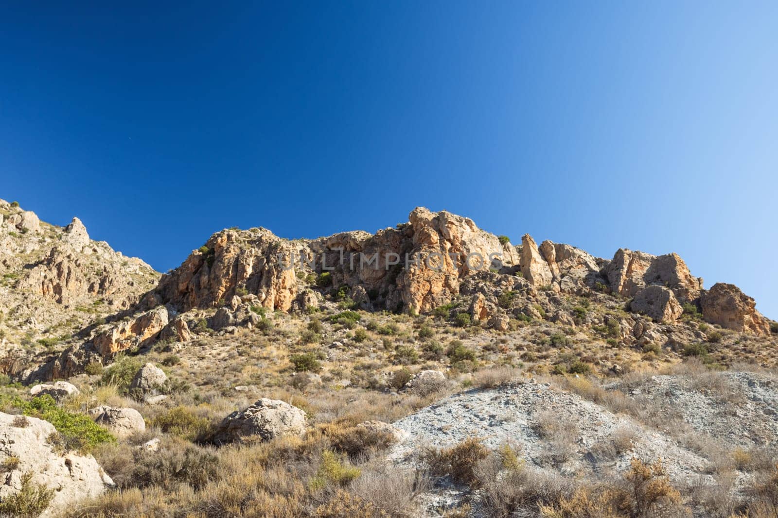 beautiful landscape, view from the mountain to the city, background with a place for an inscription. High quality photo