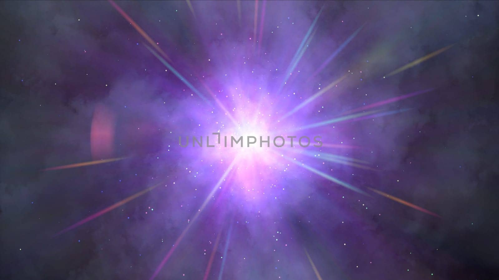 cosmos star ray light space particle nebula, illustration render