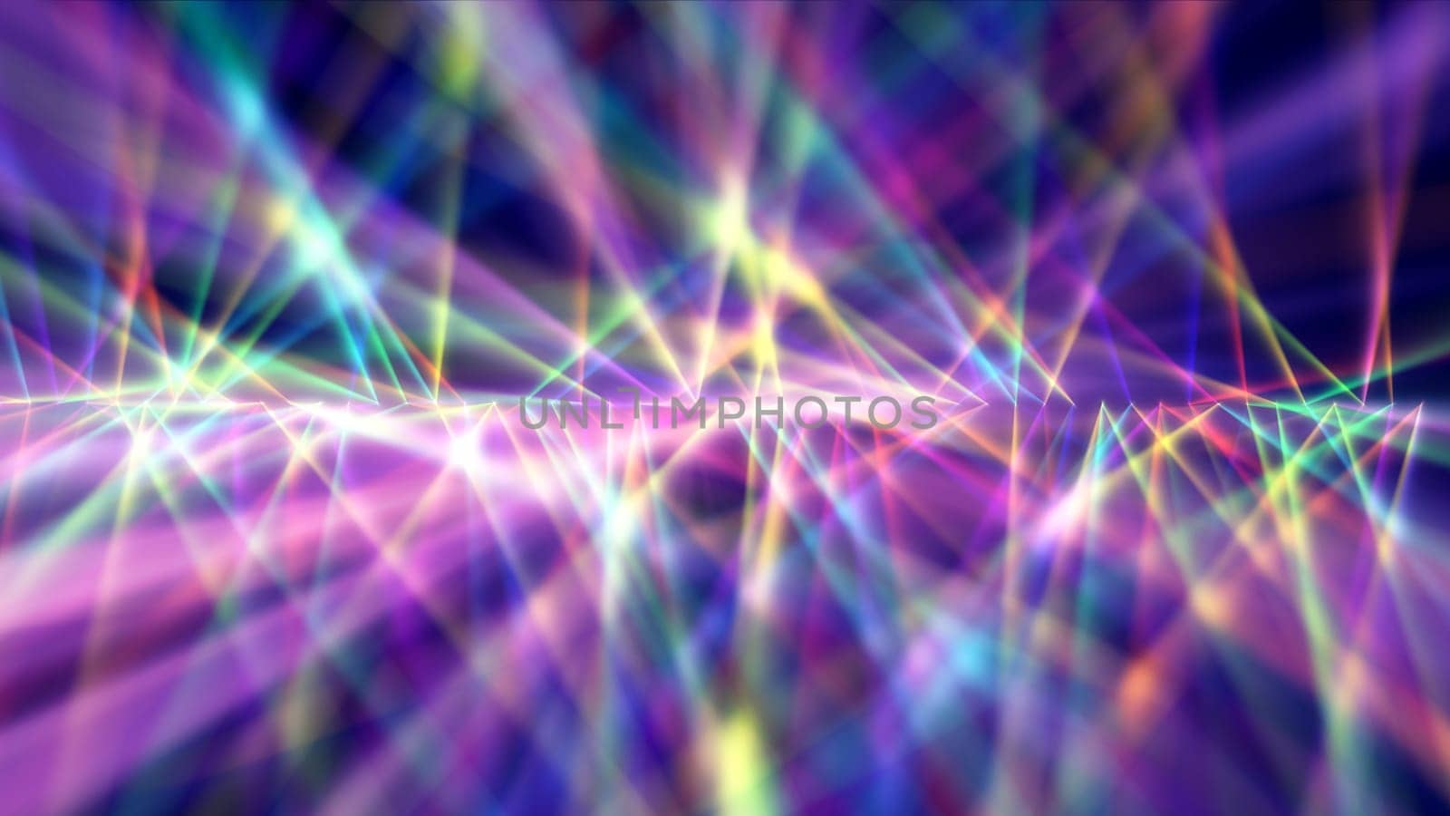 Digitally Generated Disco Laser neon Background illustration render