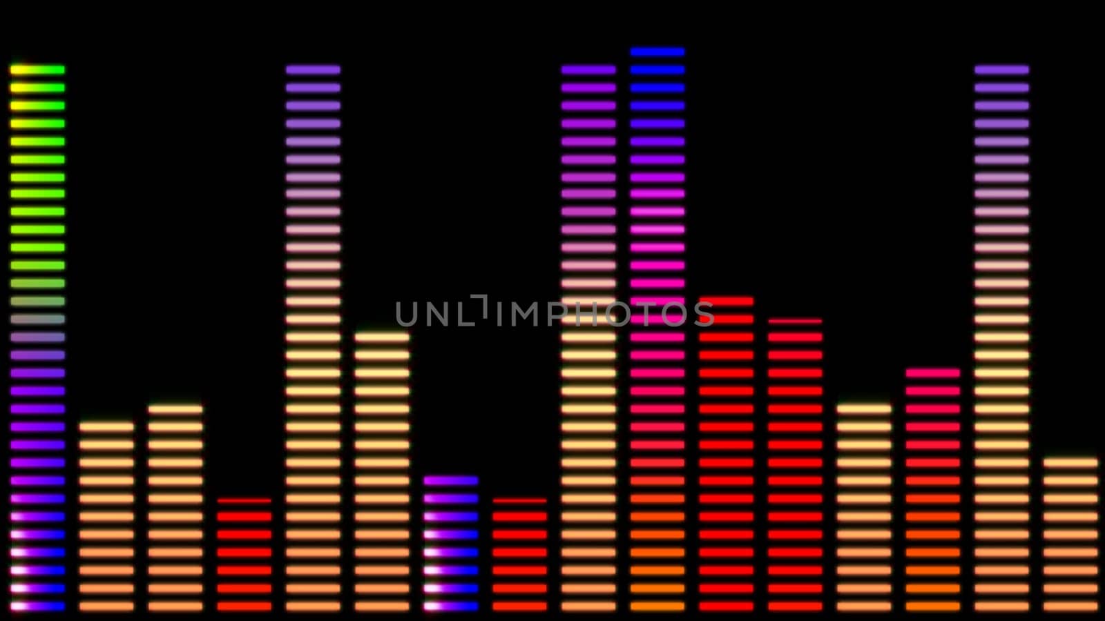 Digital equalizer bar graph illustration by alex_nako