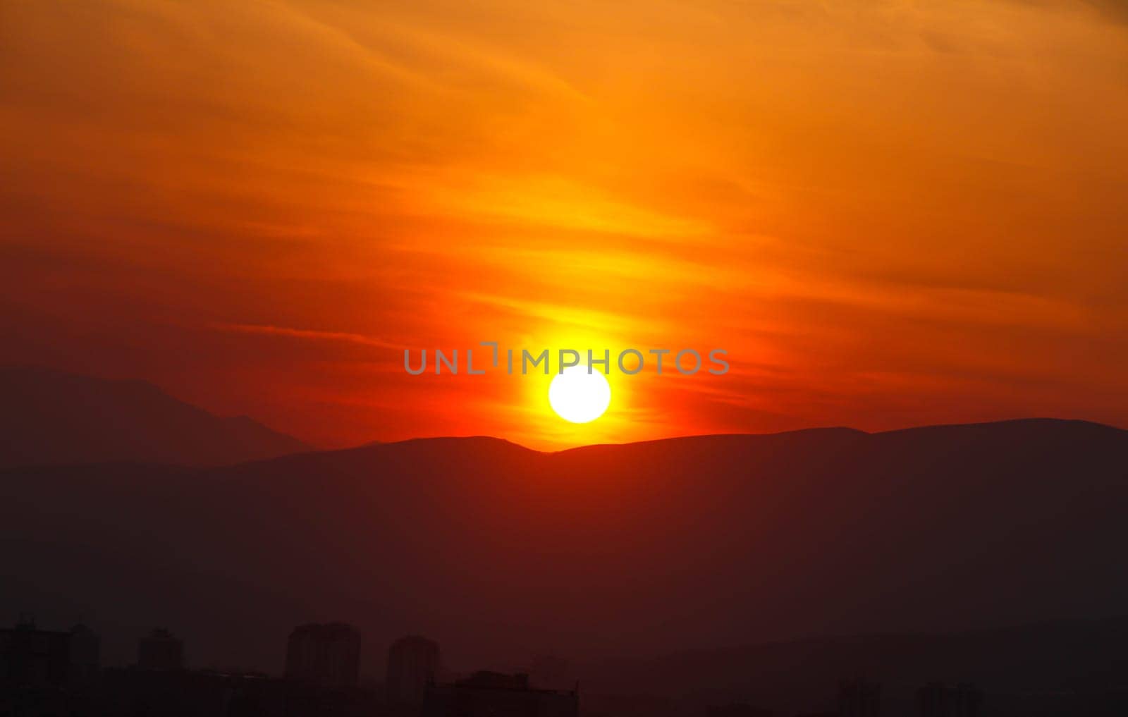 beautiful golden sunset sky landscape by alex_nako