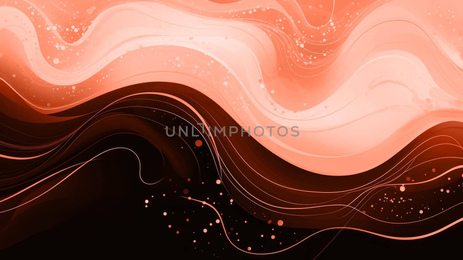 Digital texture, shimmer and sparkles, black and peach colors. by OlgaGubskaya