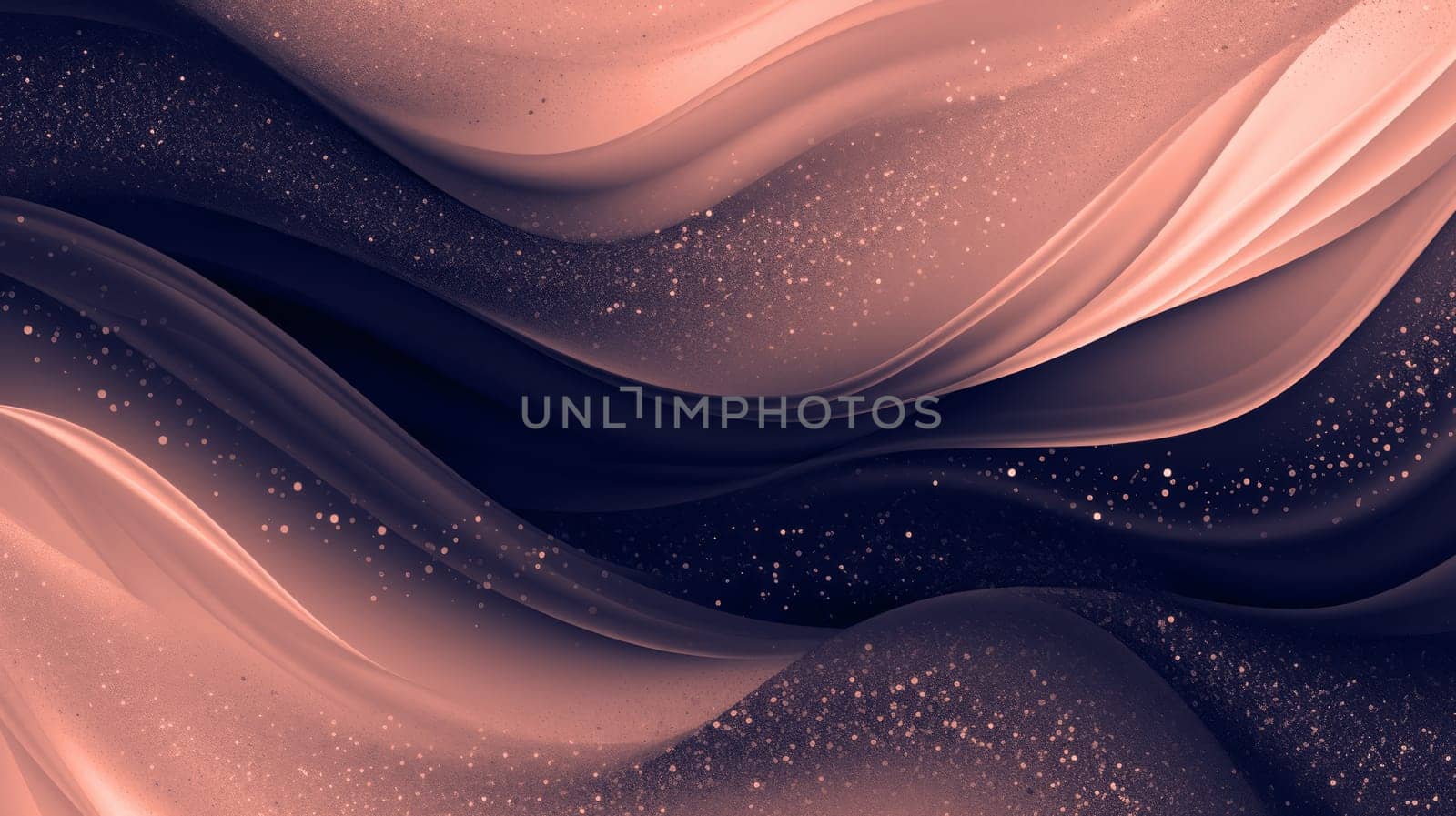 Digital texture, shimmer and sparkles, black and peach colors. by OlgaGubskaya