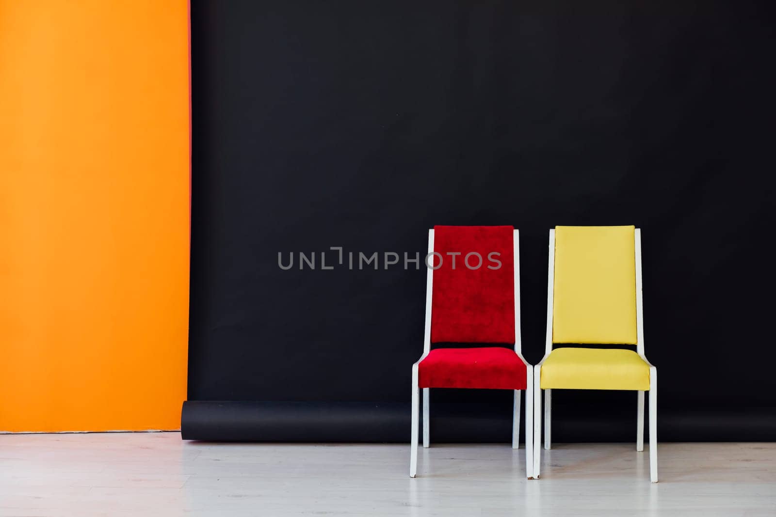 chairs in the interior of an empty room
