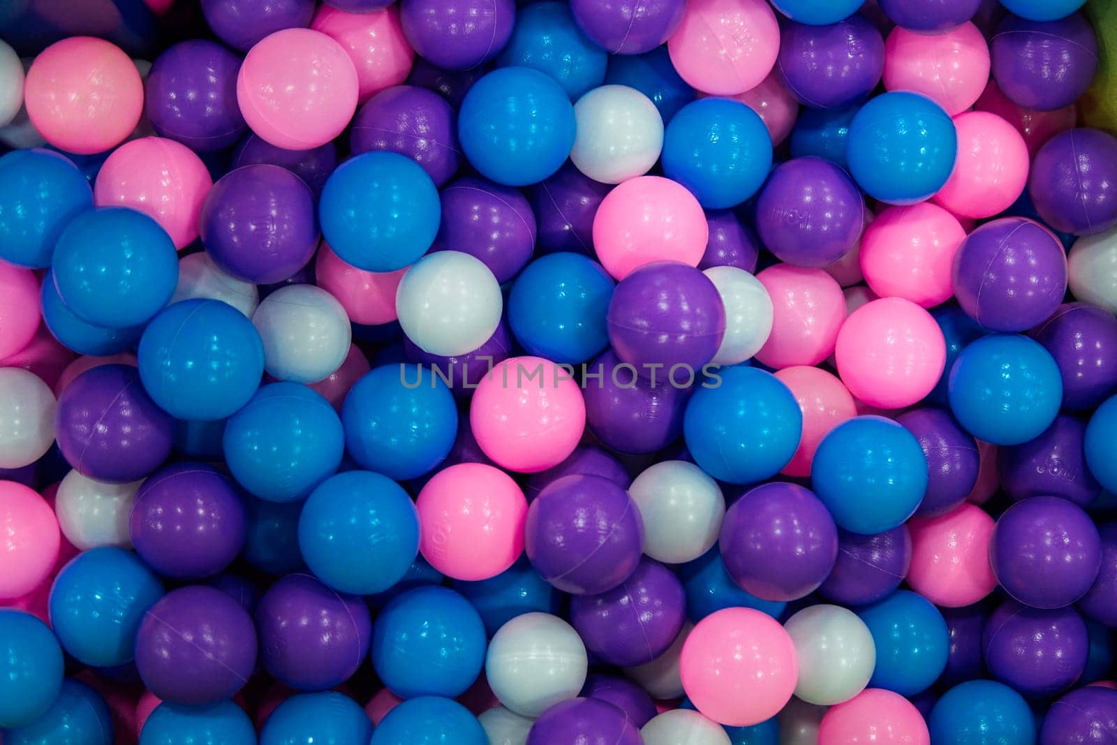 lots of multicolored round balls texture background by Simakov