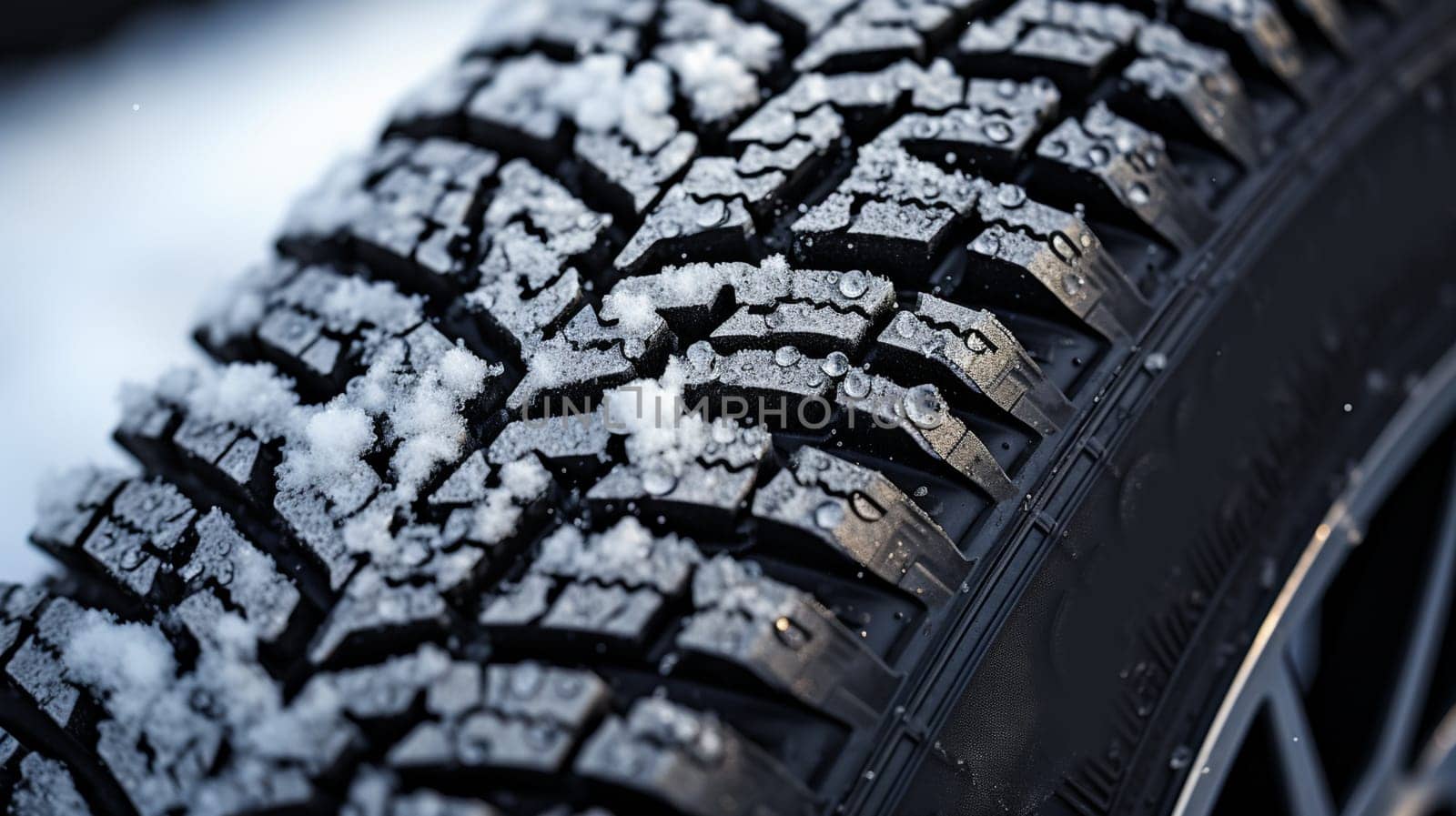 Car tire background, Tire texture closeup background by Andelov13