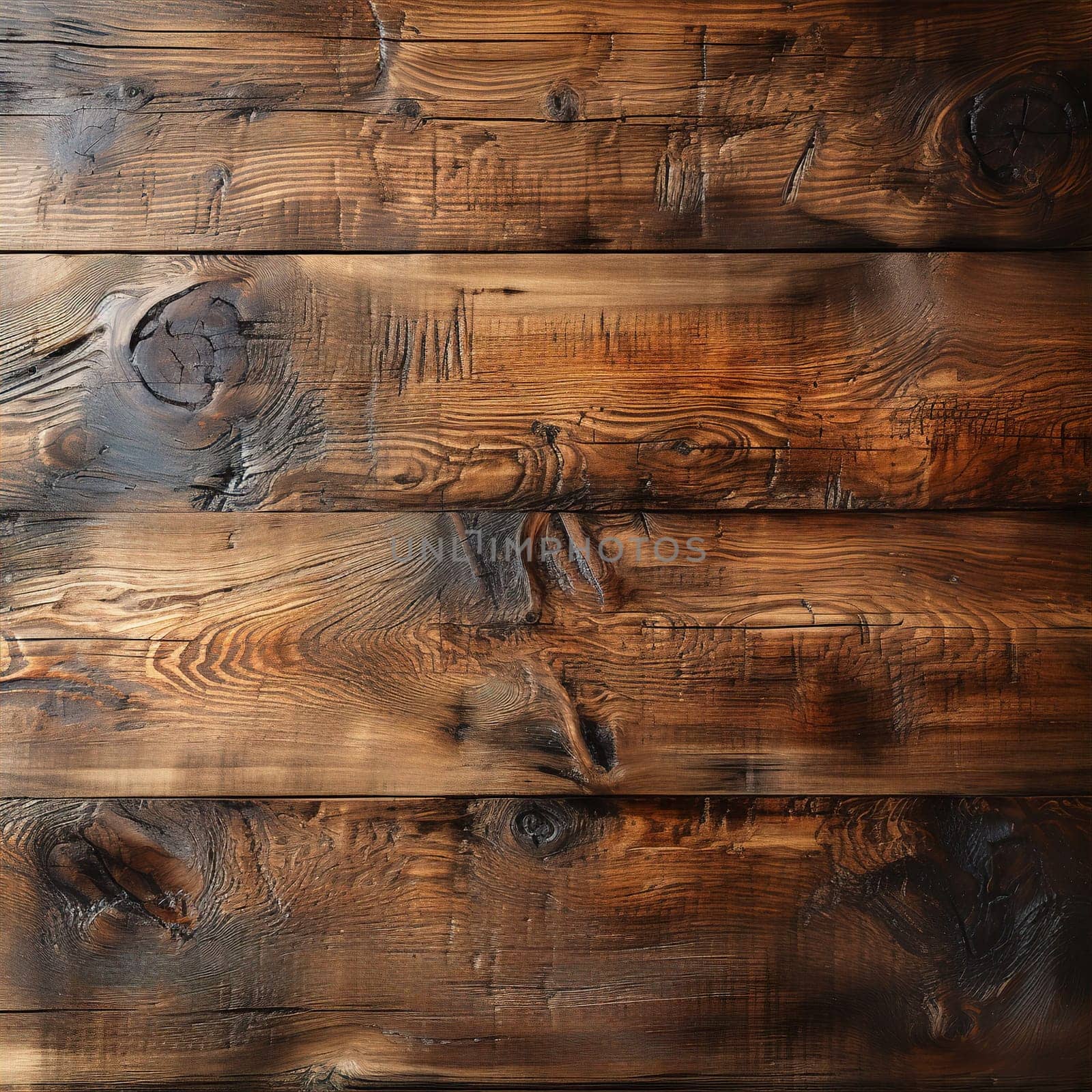 Wooden brown plank floor or wall background. Decor and interior design concept. AI generated