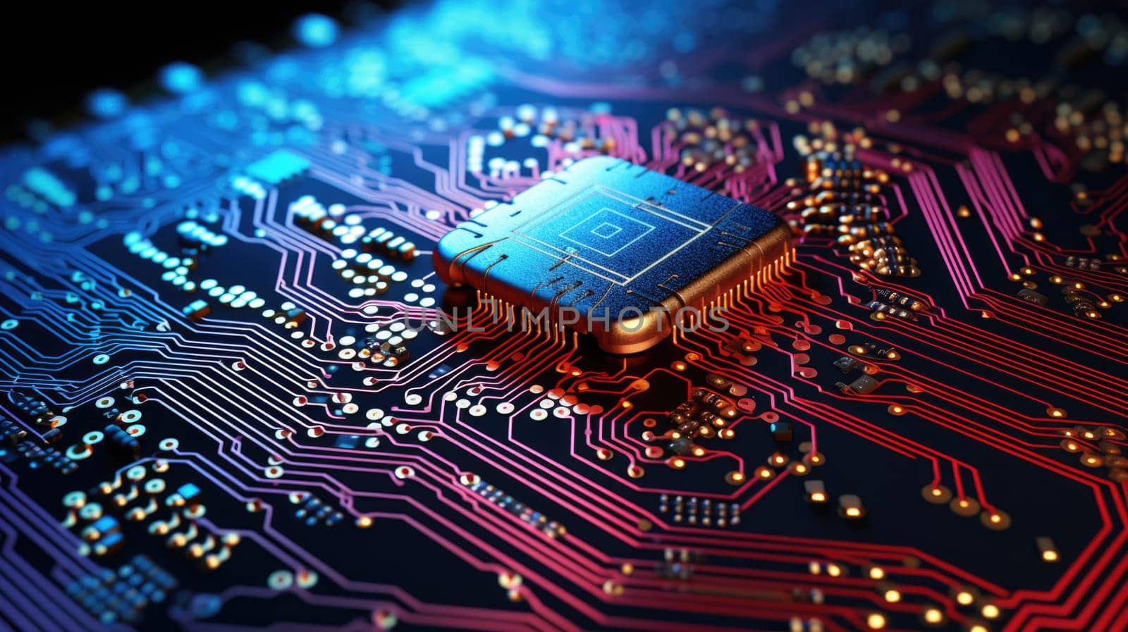 microchip circuit board tech, ai