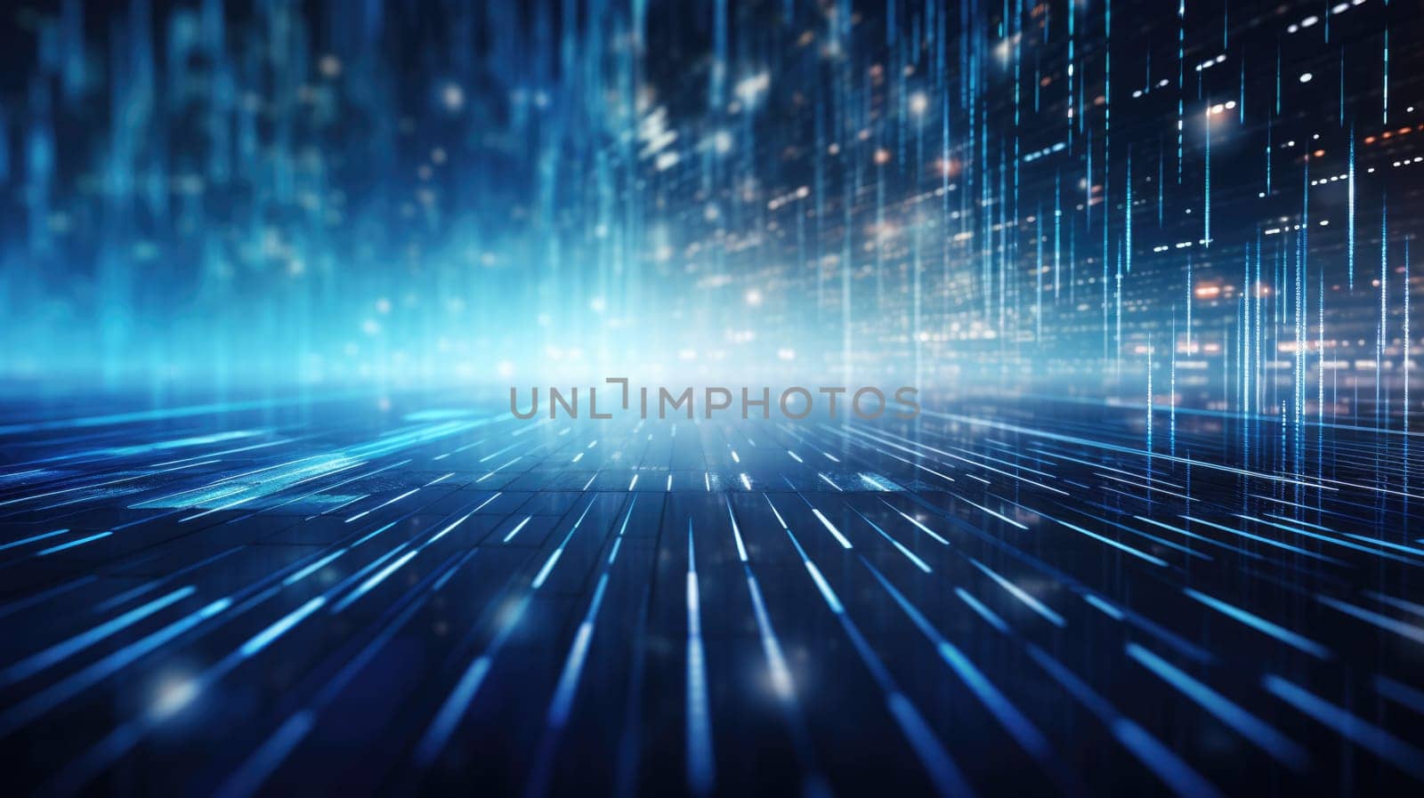 abstract tech futuristic digital background, ai