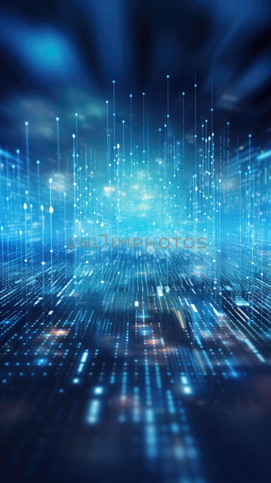 abstract tech futuristic digital background, ai