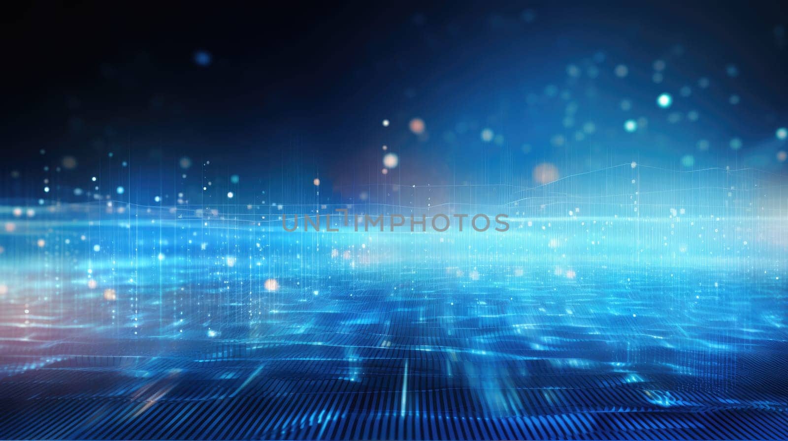 abstract tech futuristic digital background, ai