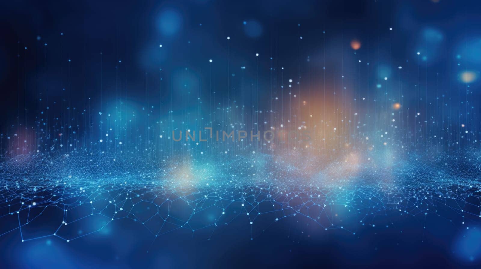 abstract tech futuristic digital background, ai