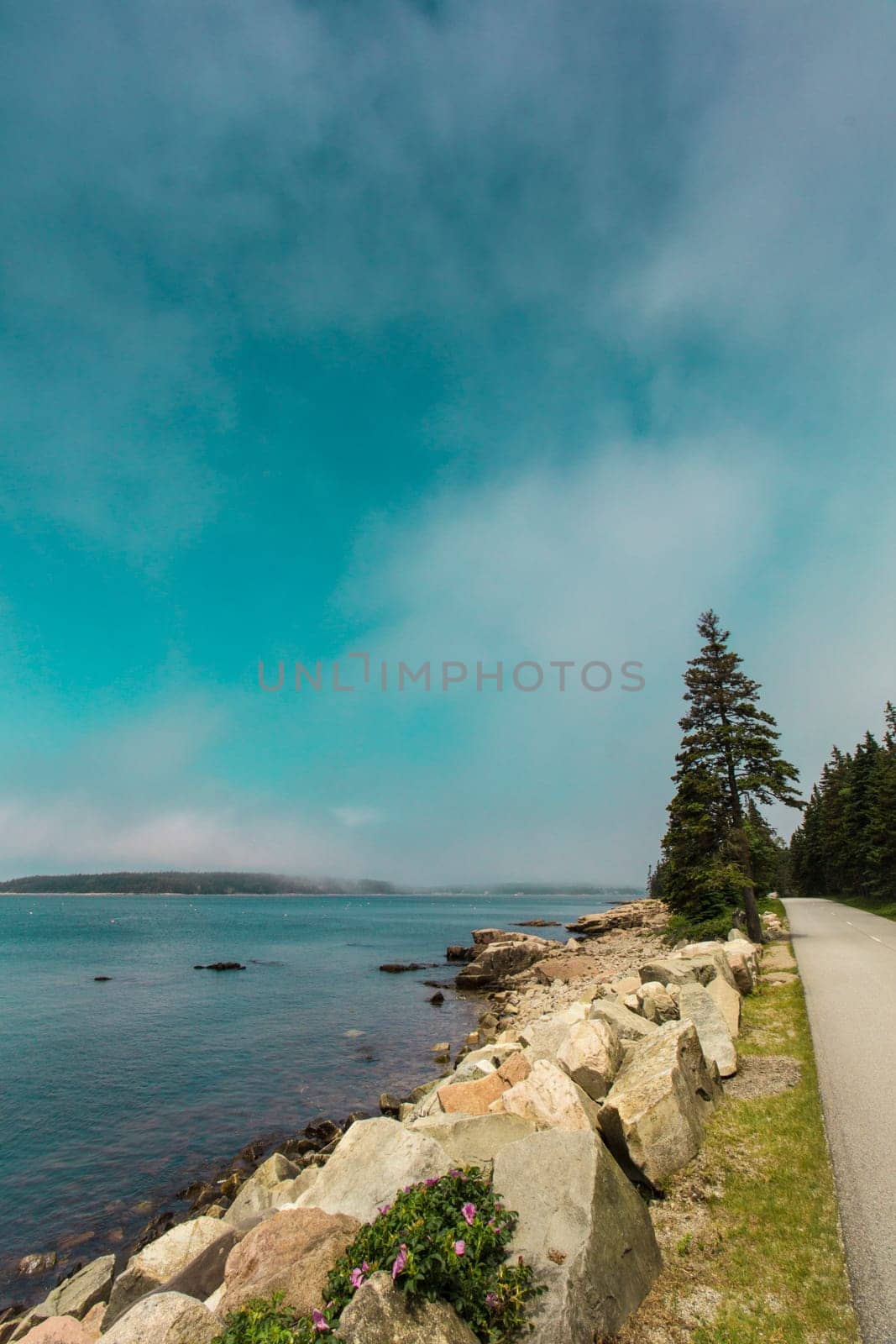 View at the Schoodic Peninsula, Acadia National Park, Maine
