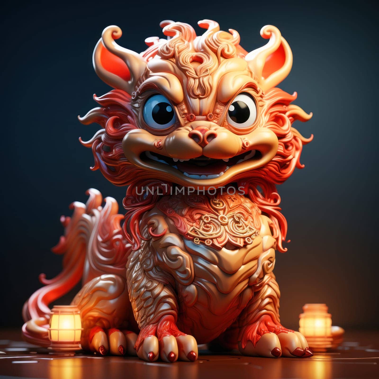 Year of the Red Dragon: Toy Symbol by Yurich32