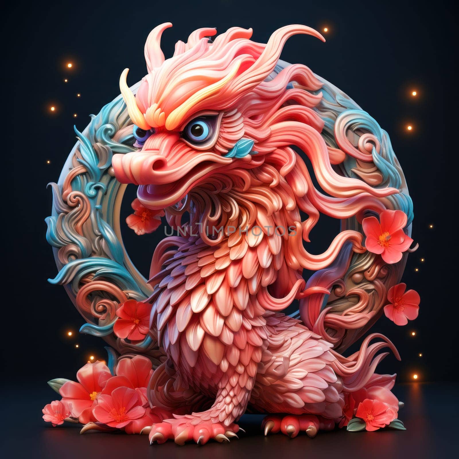 Dragon Toy: Symbol of the Year of the Red Beast by Yurich32