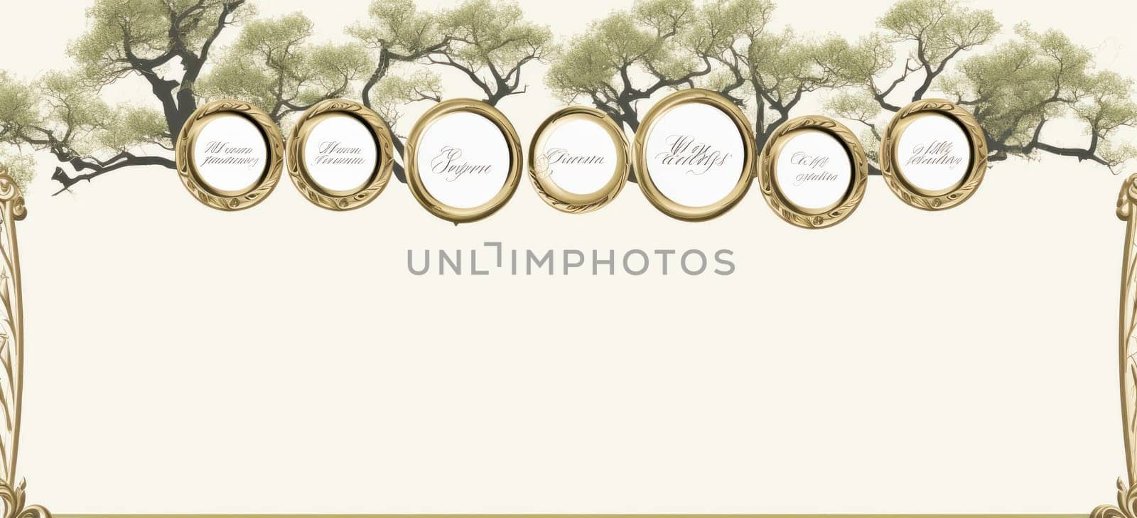 Personalized family tree postcard design by Yurich32