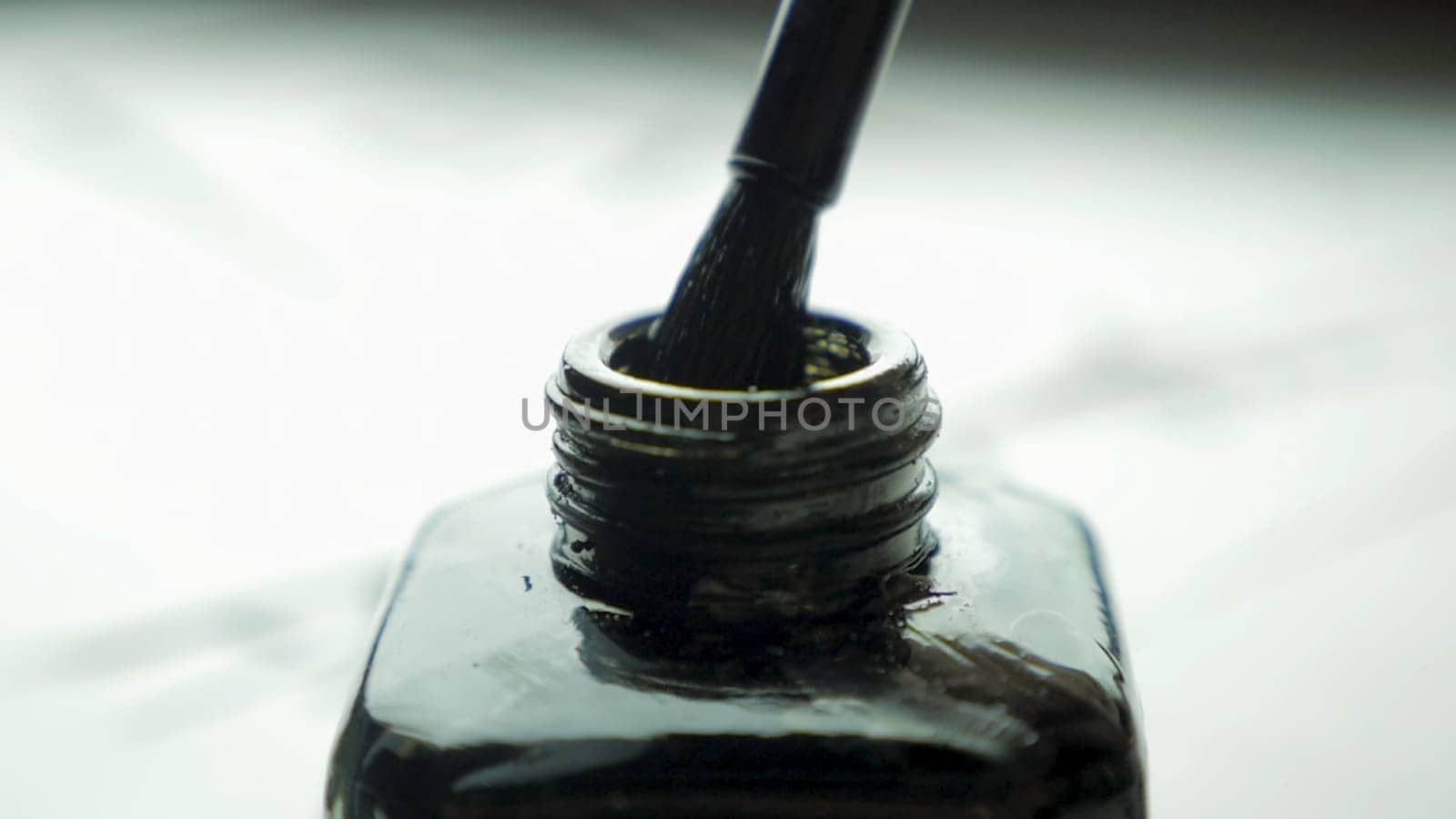 The chinese writing brush and ink. Brush and ink. Traditional accessories for calligraphic writing in Chinese.