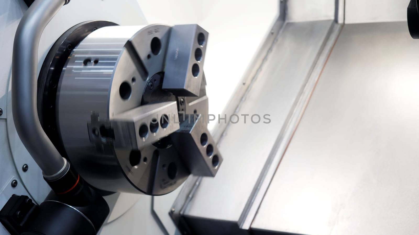Metal cutting. Media.A huge iron machine with sharp discs for cutting large parts. High quality 4k footage