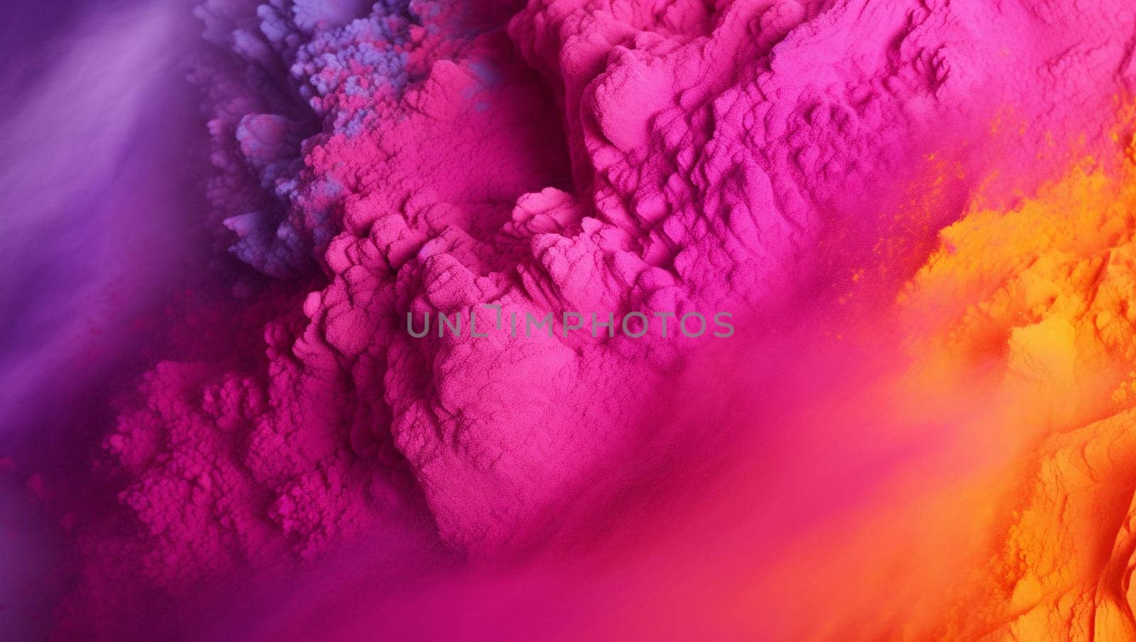 Colorful dust. An explosion of particles of bright colors. Colored background with lots of dust of different colors, explosion of colors. High quality photo