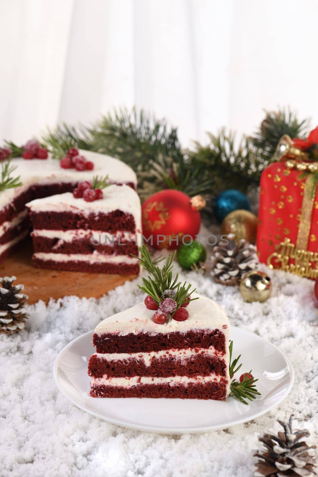  Piece of Red Velvet Cake by Apolonia