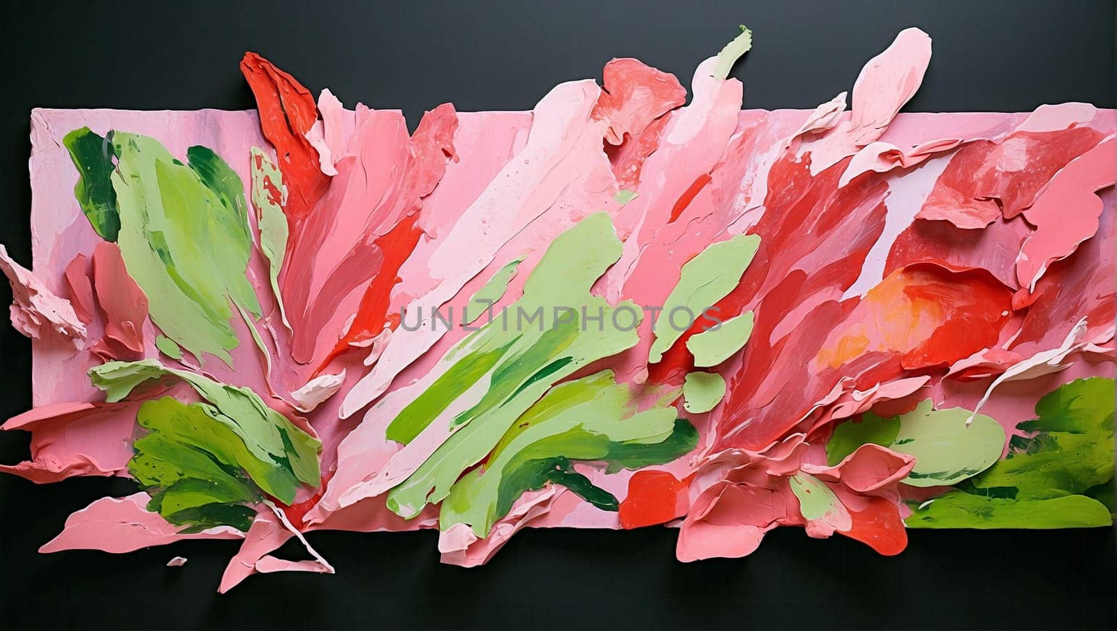 pink texture, red-green abstract watercolor painting background