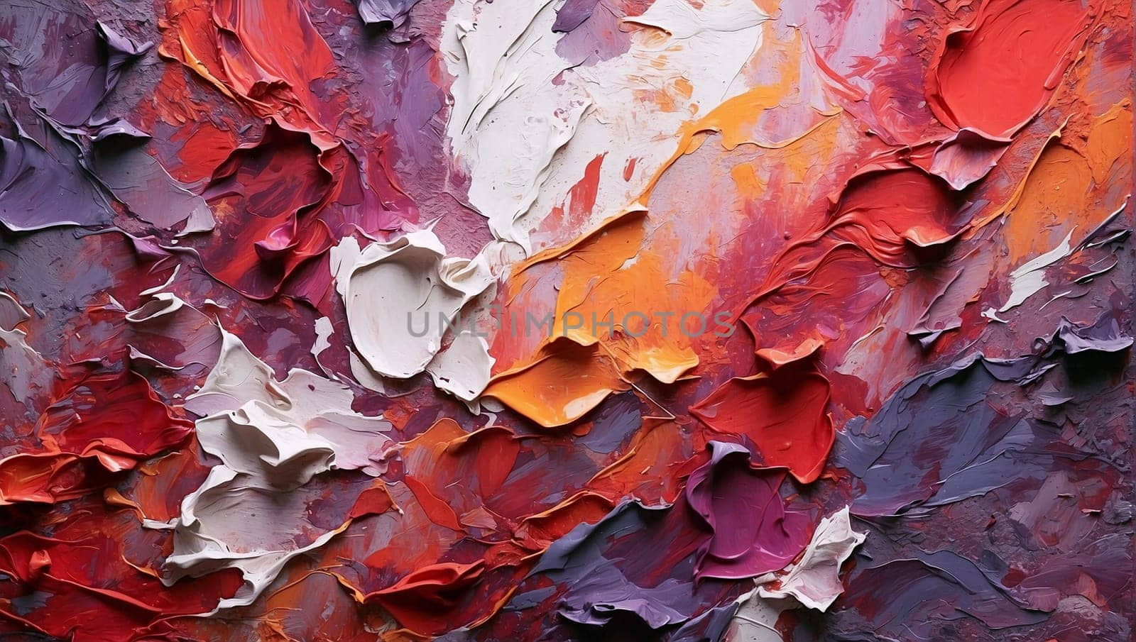 abstract acrylic red-purple paint texture by Севостьянов