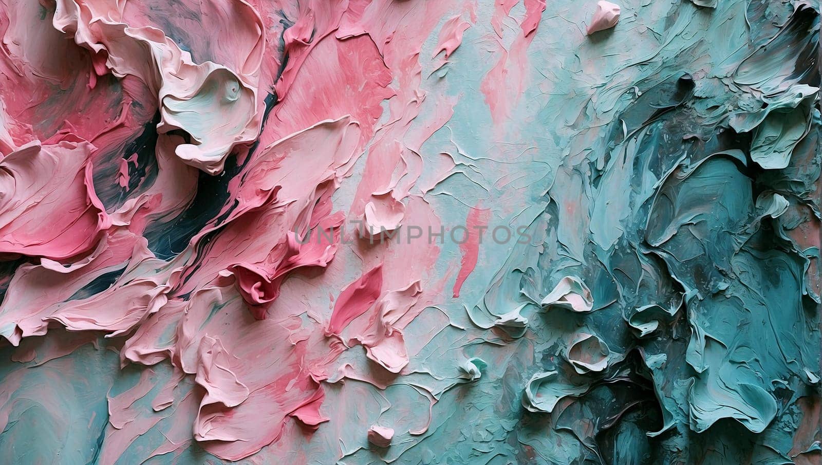 blue-pink texture, blue-green, abstract background, abstract acrylic paint