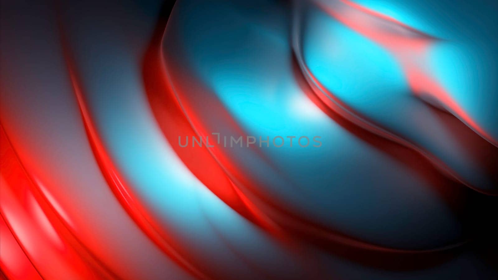 Abstract scientific fantasy background of fluctuating waves. Design. Liquid texture of circling and fluctuating flowing paint