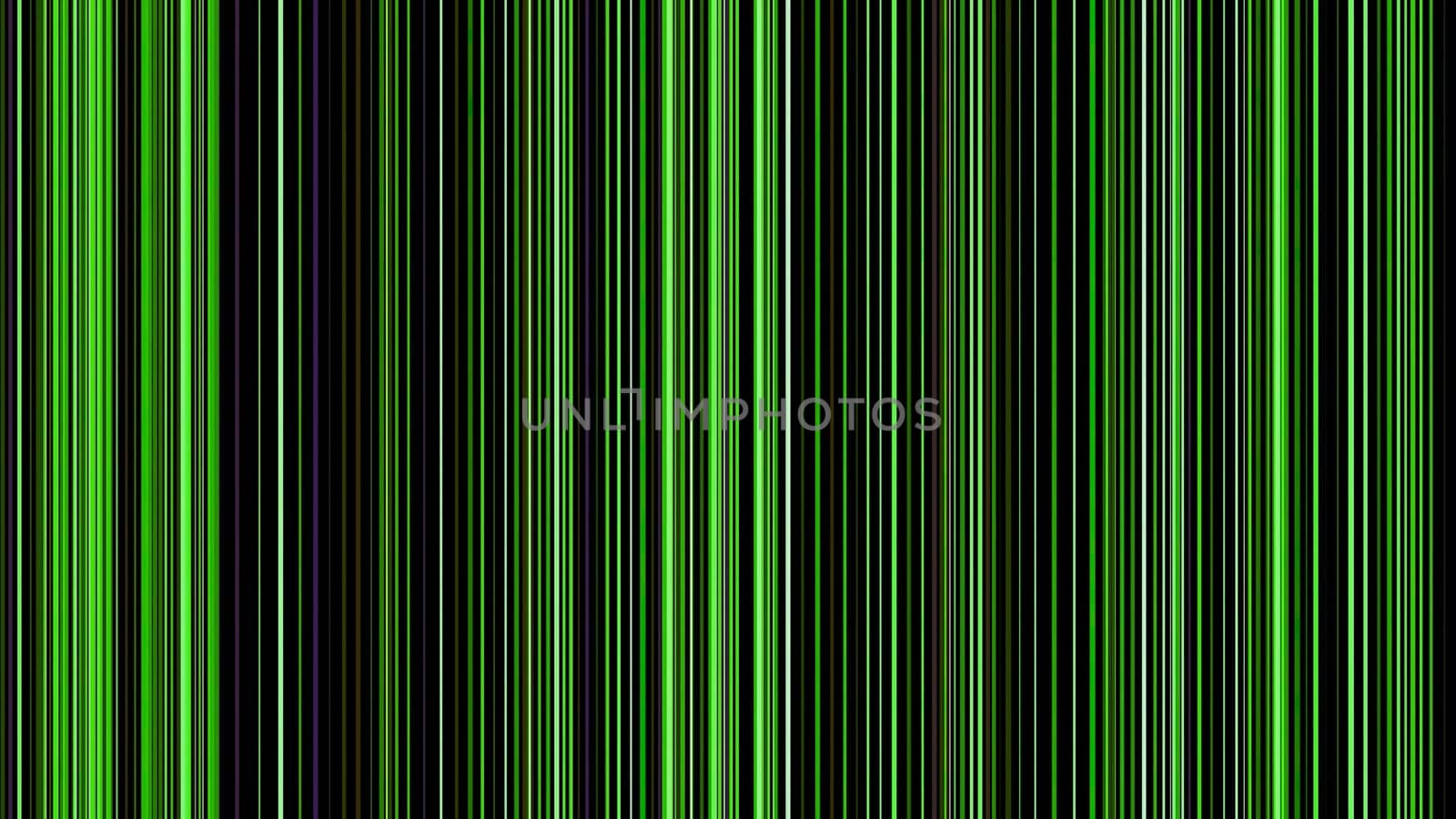 Abstract background of colored neon lines. Animation. Colored lines moving along the wall vertically.