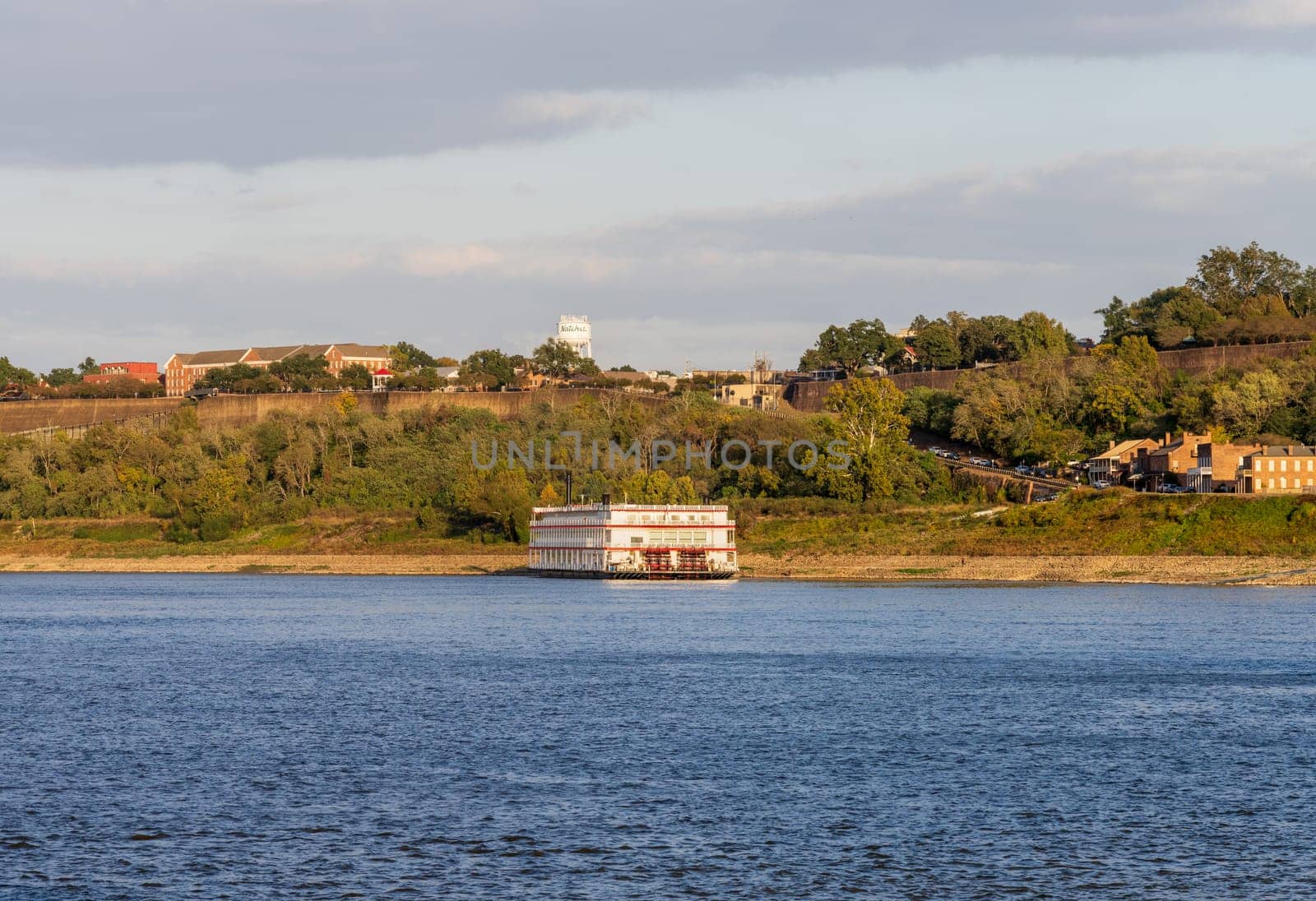 Paddle Steamer docked in Natchez Mississippi by steheap