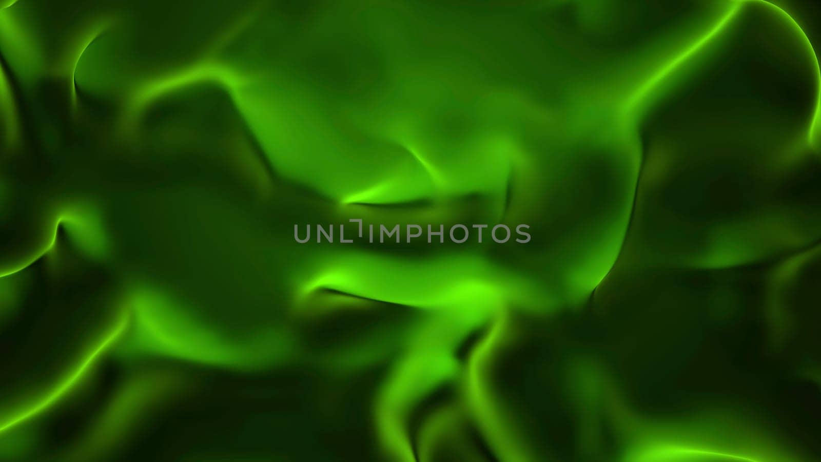 Vibrations on liquid or silk surface. Design. Fluctuations of energetic liquid of bright color. Wavy oscillations of liquid plasma.