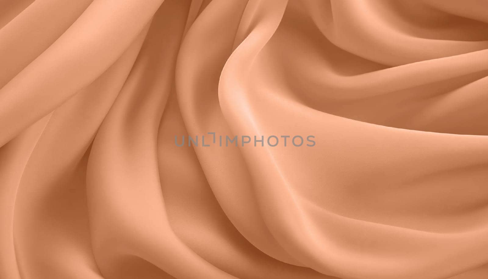 Peach Fuzz toned colour monochrome texture fabric. Monochrome color background. Trendy color 2024. by kizuneko