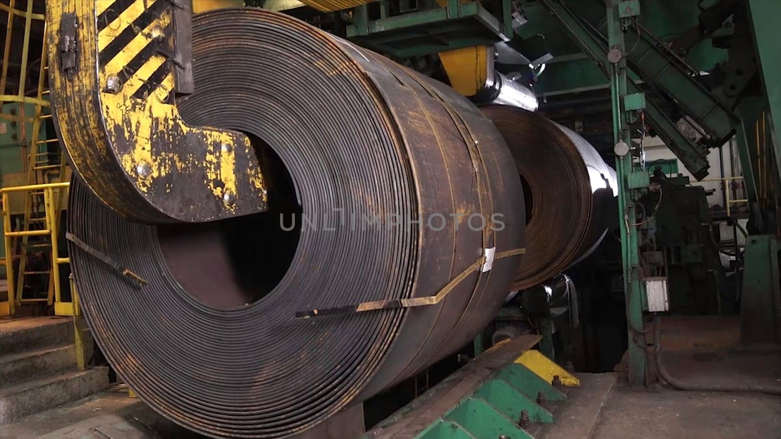 Old factory of auto components production. Warehouse of an aluminum pipes. the production of metal pipes. Pipe welding. Industrial zone, Steel pipelines and equipment. Metal pipes in a warehouse. Stack of new and shiny steel pipe in factory HD
