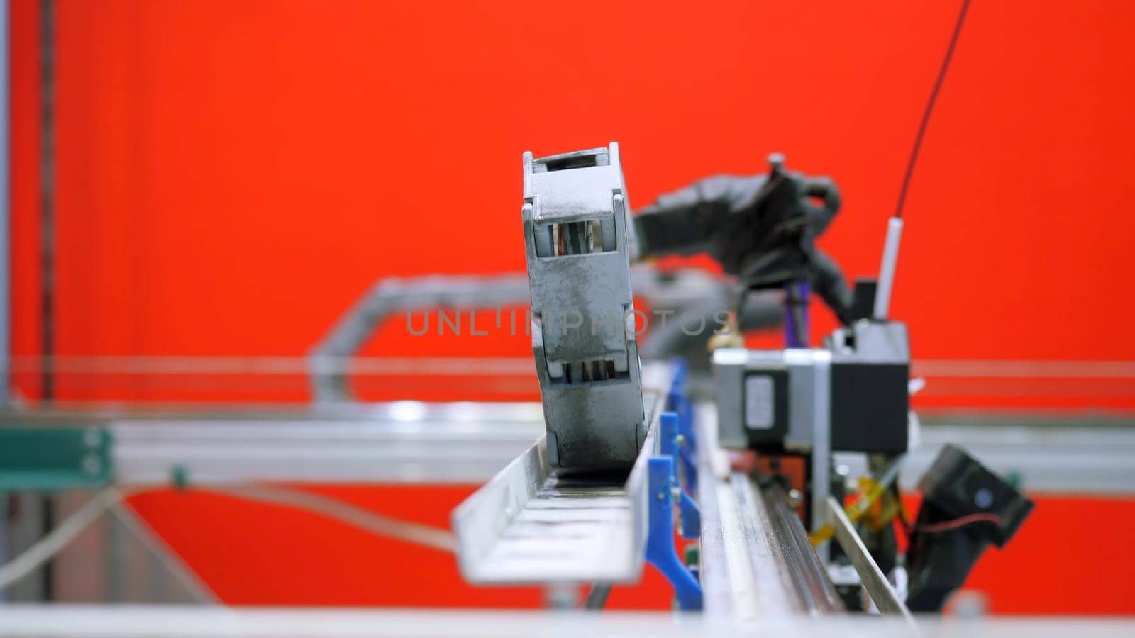 Large iron equipment. Media.A factory with iron heavy machinery-equipment for metal. High quality 4k footage