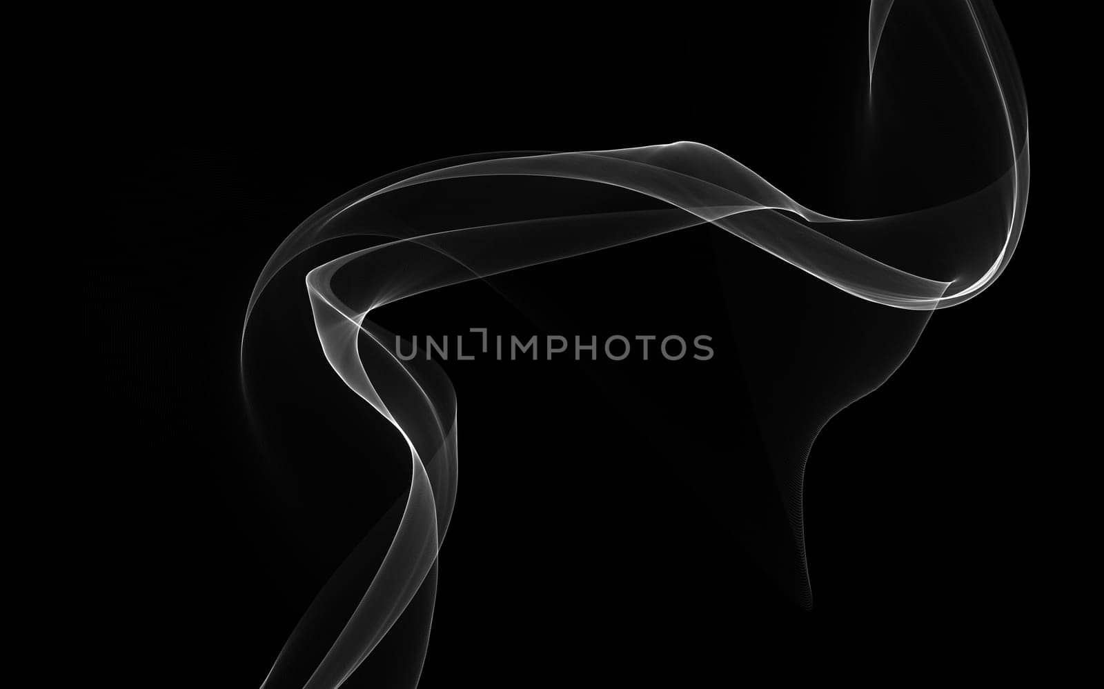 Dark abstract background with a glowing abstract waves by teerawit