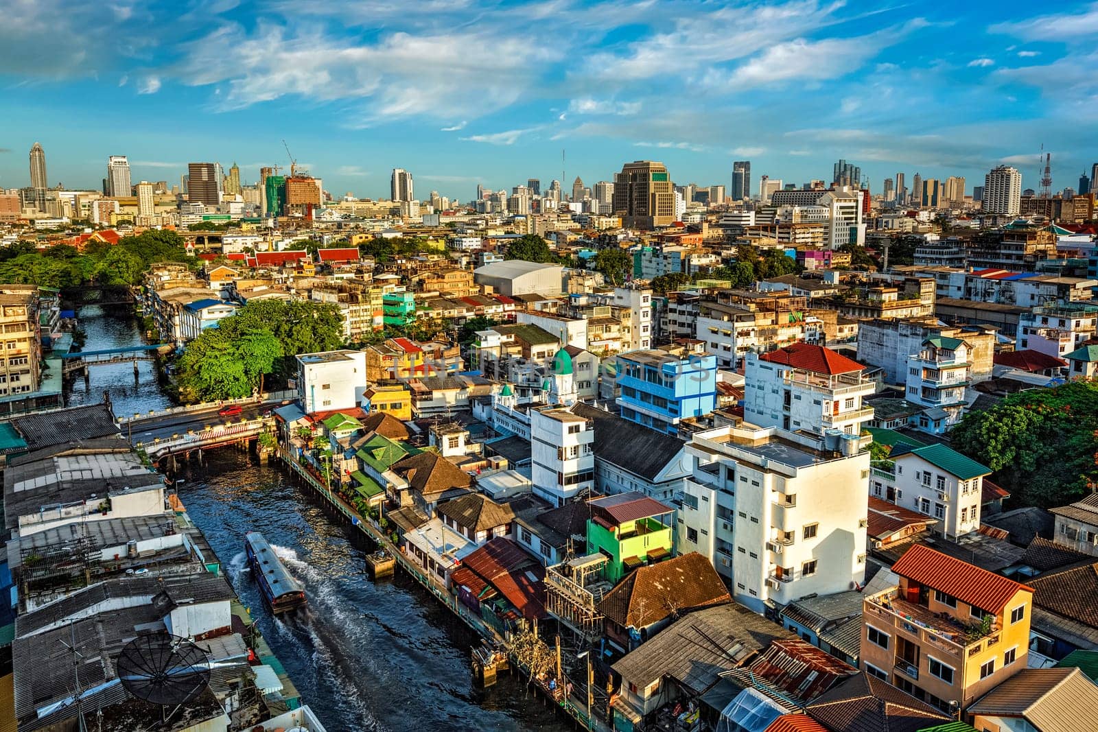 Bangkok aerial view by dimol