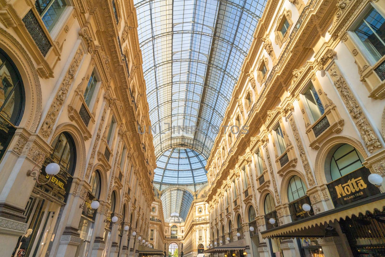 Milan, Italy - 09 09 2020: Galleria Vittorio Emanuele II in Milan. by maramade