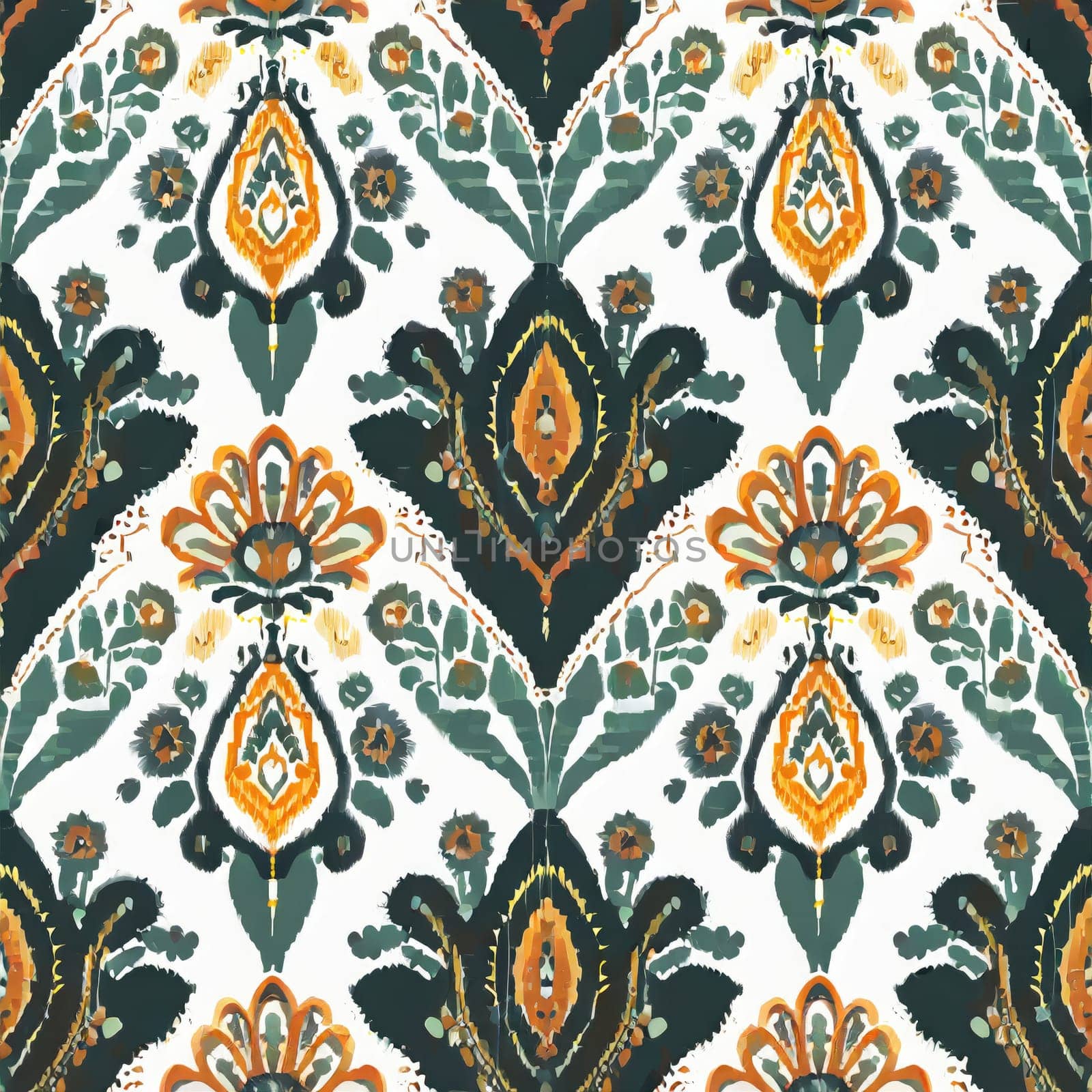 Seamless geometric pattern. Ethnic and tribal motifs. Patchwork ornament in bohemian style. Print for carpets, blankets, pillows. Grunge vintage texture.