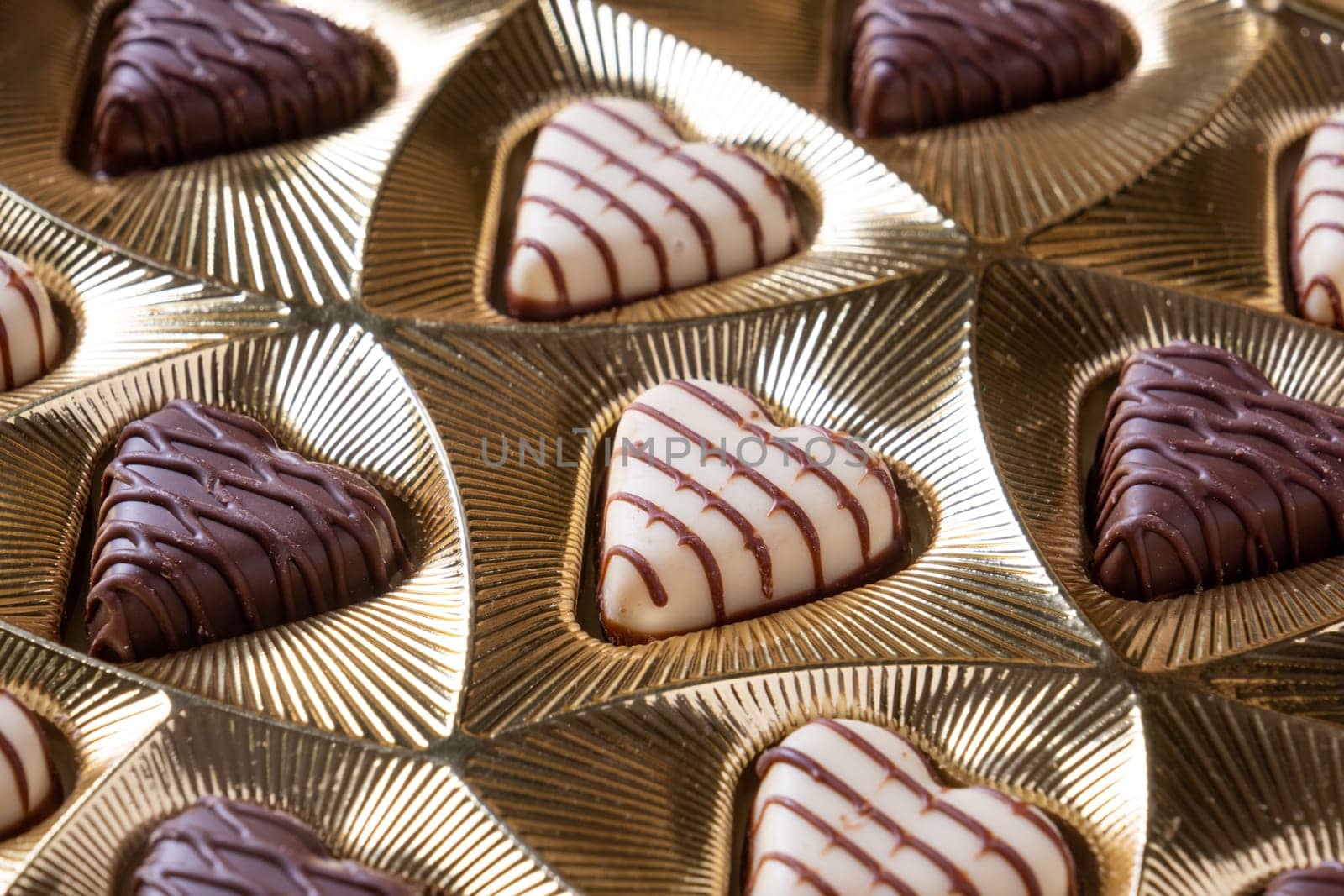 Valentines day. valentine sweet chocolate closeup