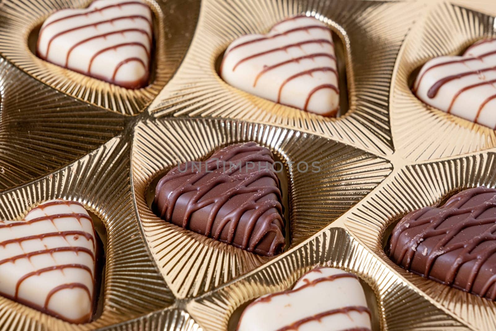 Valentines day. valentine sweet chocolate closeup