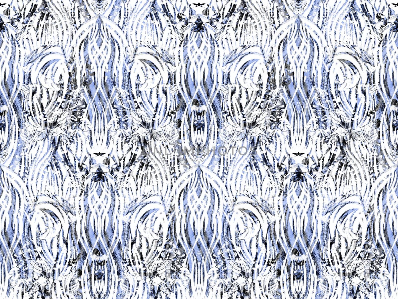 Vintage seamless antique pattern in Art Nouveau style.