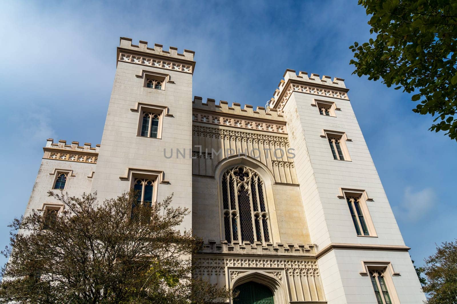 Castle of Baton Rouge or old capitol building in Louisiana by steheap