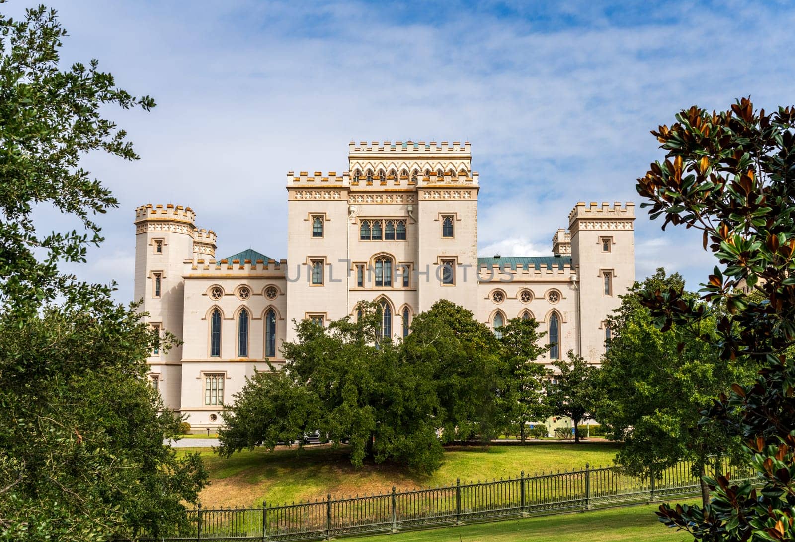 Castle of Baton Rouge or old capitol building in Louisiana by steheap