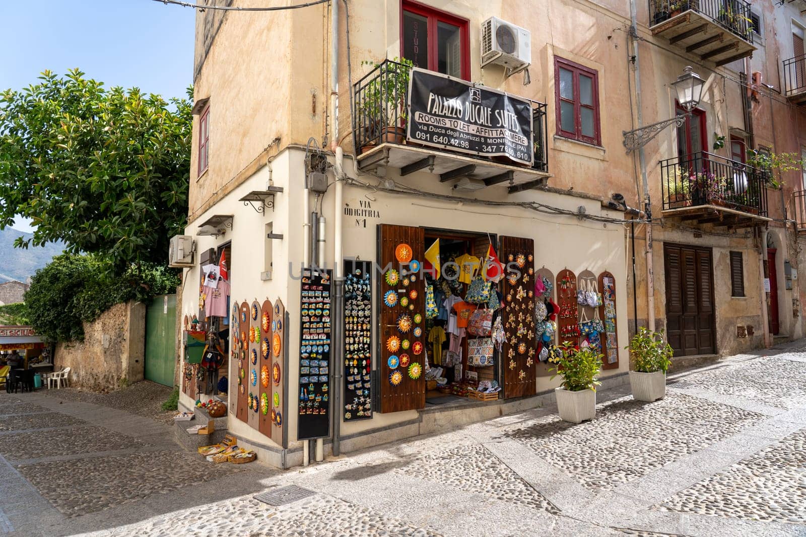 Souvenir Shop in Monreale, Sicily by oliverfoerstner