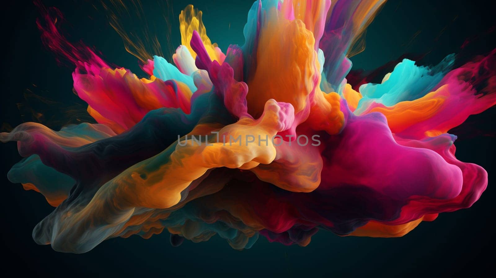 abstract art color palette 3D high resolution . selective focus . arts Generative AI,